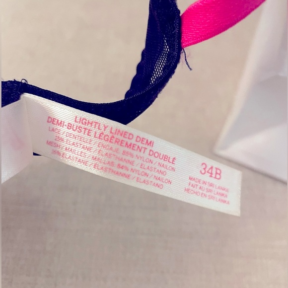 Victoria Secret PINK Lightly Lined Demi 34B - Picture 6 of 7